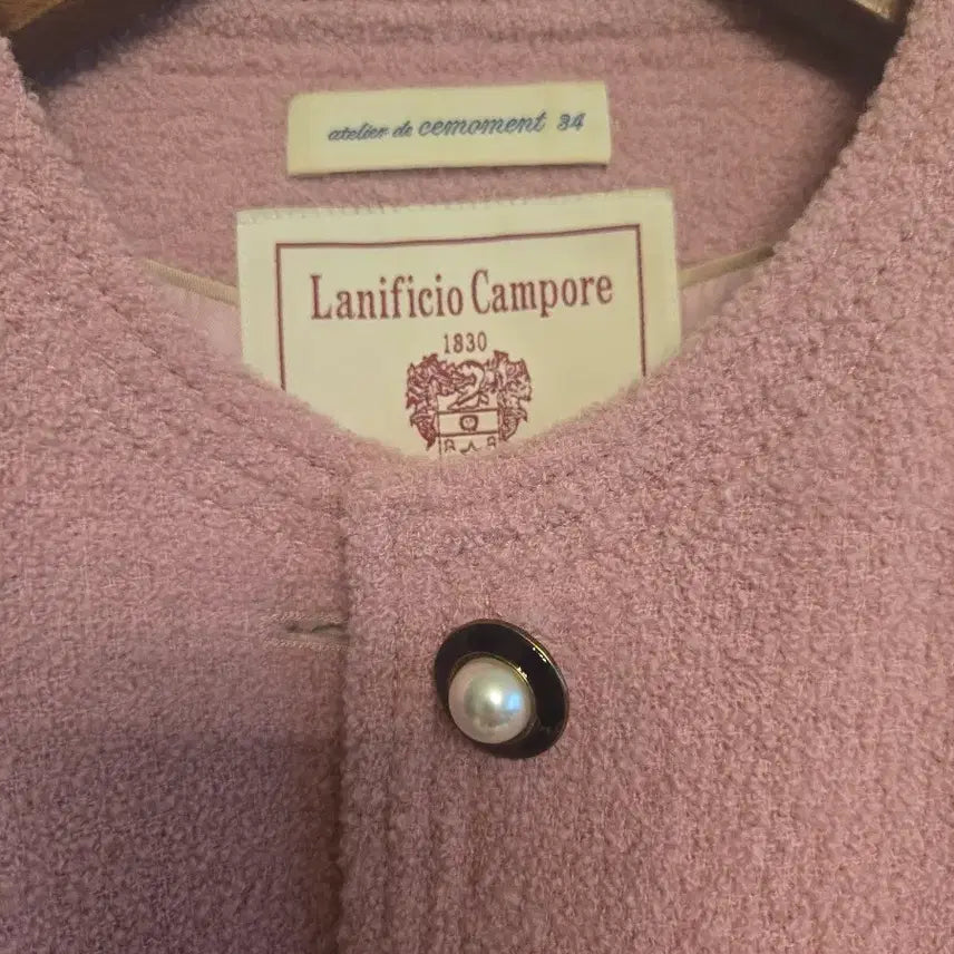 [BUNJANG] Atelier de Sémoin Campore Tweed Jacket / 아뜰리에드 쎄모먼 트위드 자켓 Campore, Made in ITALY