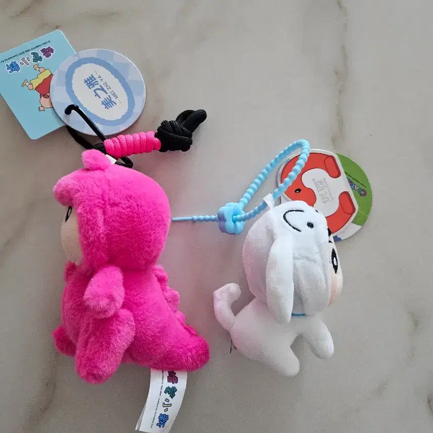 [BUNJANG] Crayon Shin-chan Shiro &amp; Waniyama Plush Keyring / 짱구 흰둥이, 짱구 와니야마 인형 키링(개별가)