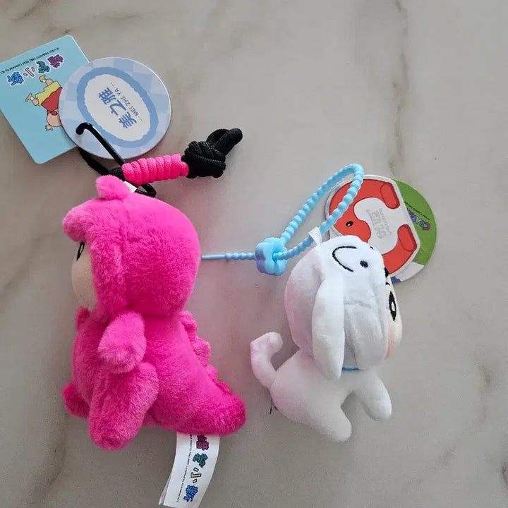 [BUNJANG] Crayon Shin-chan Shiro &amp; Waniyama Plush Keyring / 짱구 흰둥이, 짱구 와니야마 인형 키링(개별가)