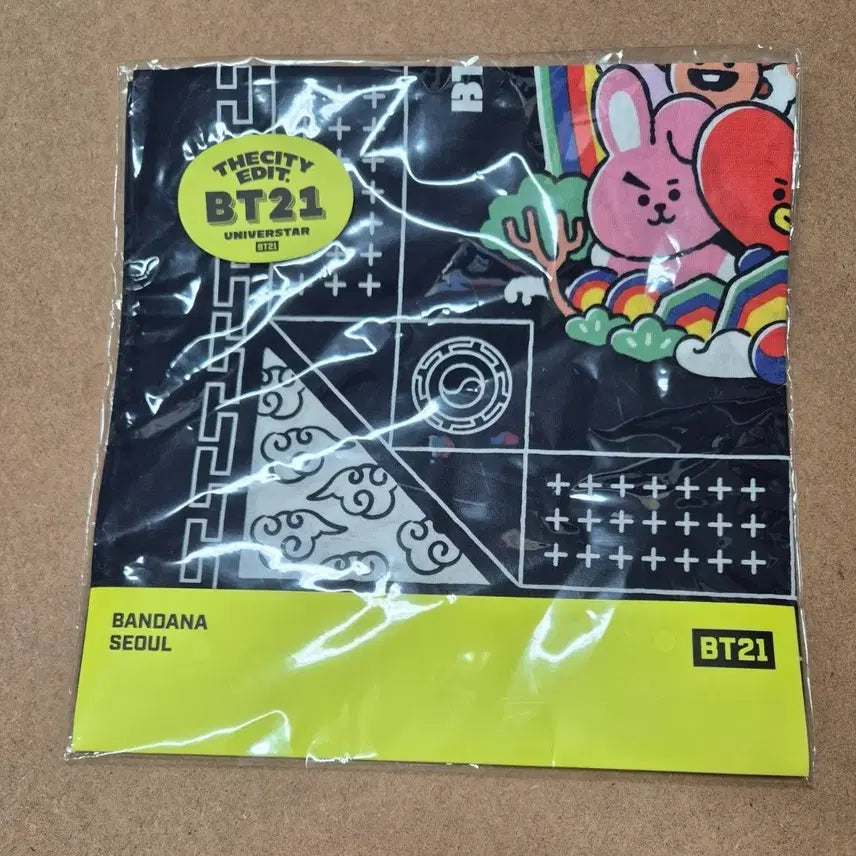[BUNJANG] BT21 The City Edition Bandana (Seoul) / (미개봉)BT21 더 시티 에디션 반다나 서울