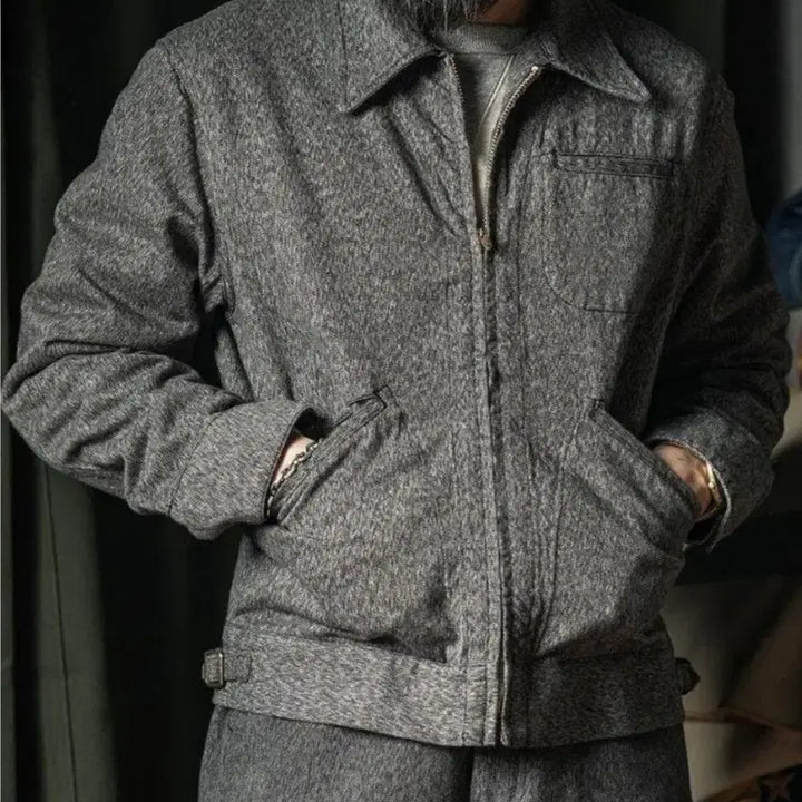 [BUNJANG] Bronson Kosack Salt &amp; Pepper Work Jacket M / 브론슨 코삭 솔트페퍼 워크자켓 M