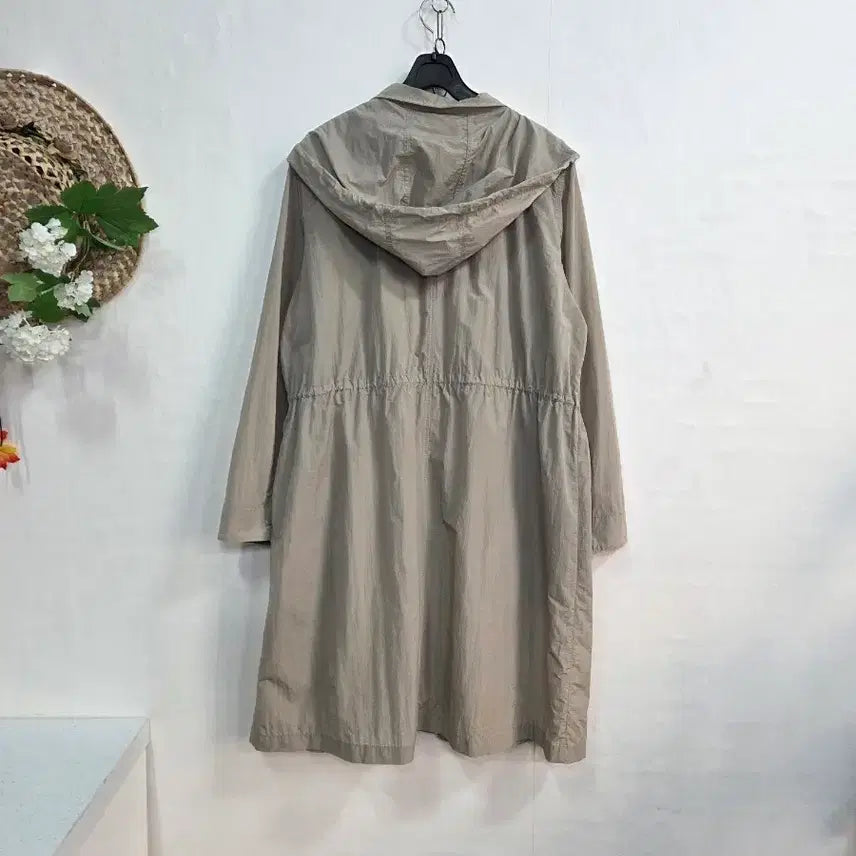 [SOLD OUT] BCBG후드 롱 바막 코트 90