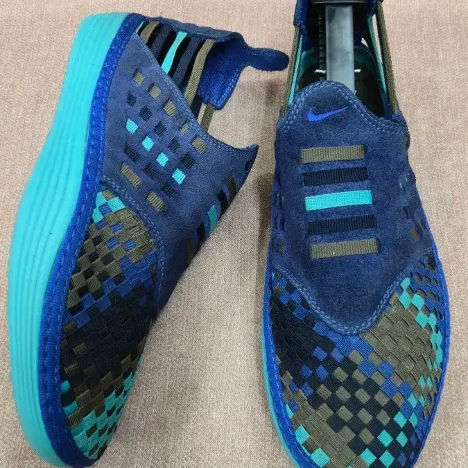 [BUNJANG] Nike Woven Motion Slip-On Sandals / 나이키 260mm- 우븐 모션 슬립온 블루 솔라소프트 남성 샌들