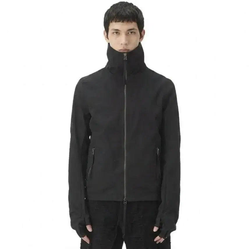 [BUNJANG] Troubled Waters 25SS Globe High Neck Double Zip-Up Jacket / 트러블드워터스 25ss 글로브 하이넥 더블집업 자켓