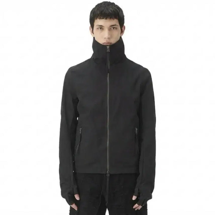 [BUNJANG] Troubled Waters 25SS Globe High Neck Double Zip-Up Jacket / 트러블드워터스 25ss 글로브 하이넥 더블집업 자켓