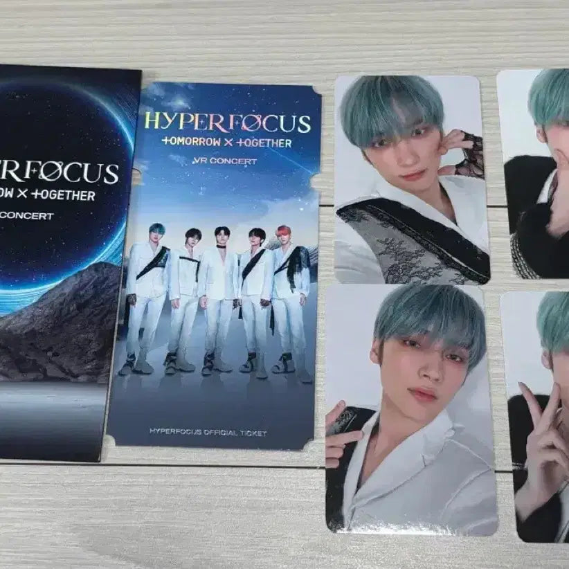 [BUNJANG] TXT Huening Kai POB Bundle Set / TXT VR콘 특전 티켓 + 휴닝카이 포카 4종 풀셋 투바투