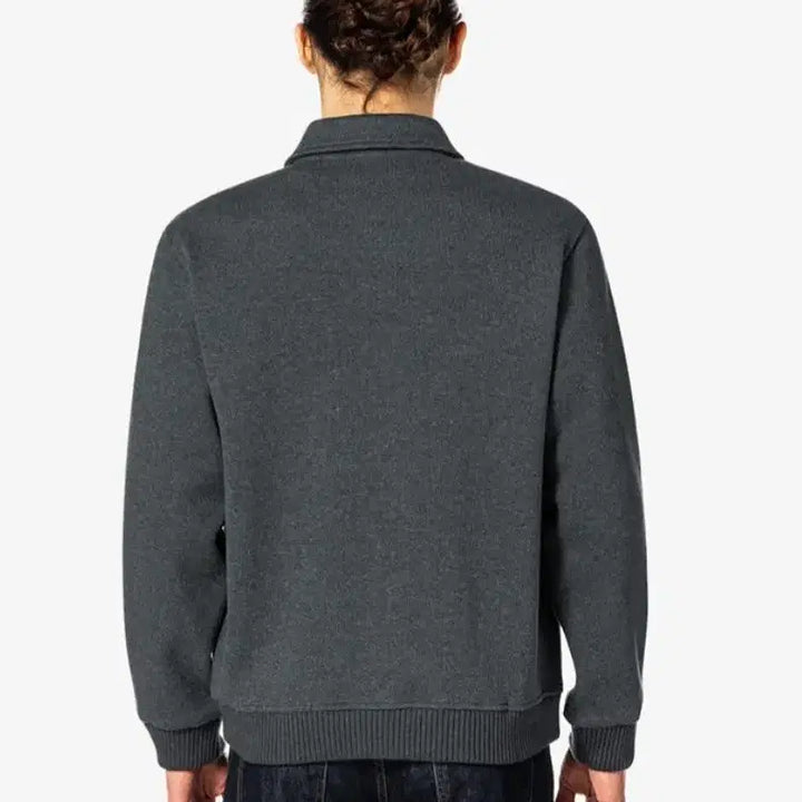 [BUNJANG] Lacoste Sweat Jumper Gray L / 라코스테 25fw 스웨트 점퍼 그레이 L 105