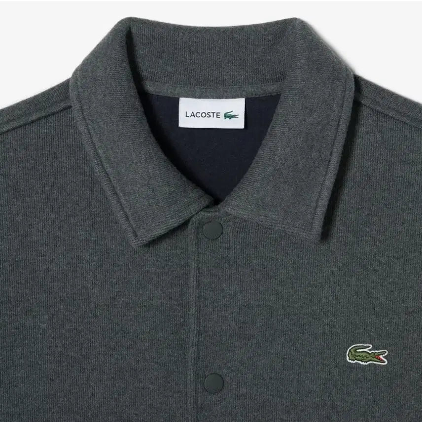 [BUNJANG] Lacoste Sweat Jumper Gray L / 라코스테 25fw 스웨트 점퍼 그레이 L 105