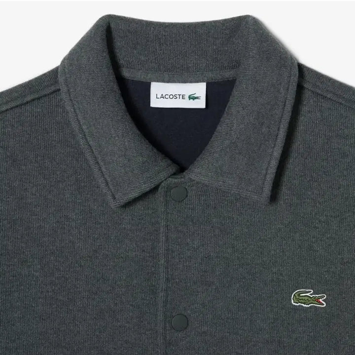 [BUNJANG] Lacoste Sweat Jumper Gray L / 라코스테 25fw 스웨트 점퍼 그레이 L 105