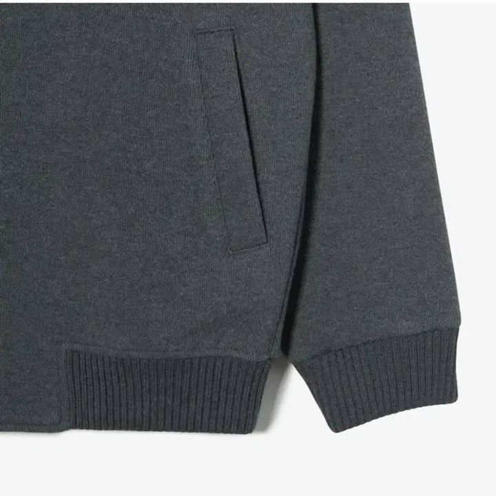 [BUNJANG] Lacoste Sweat Jumper Gray L / 라코스테 25fw 스웨트 점퍼 그레이 L 105