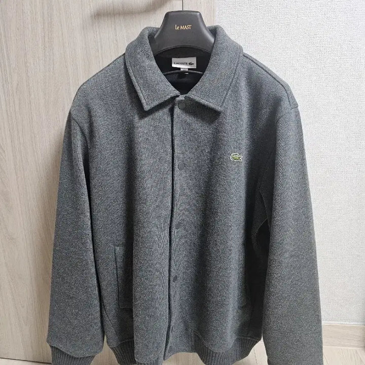 [BUNJANG] Lacoste Sweat Jumper Gray L / 라코스테 25fw 스웨트 점퍼 그레이 L 105