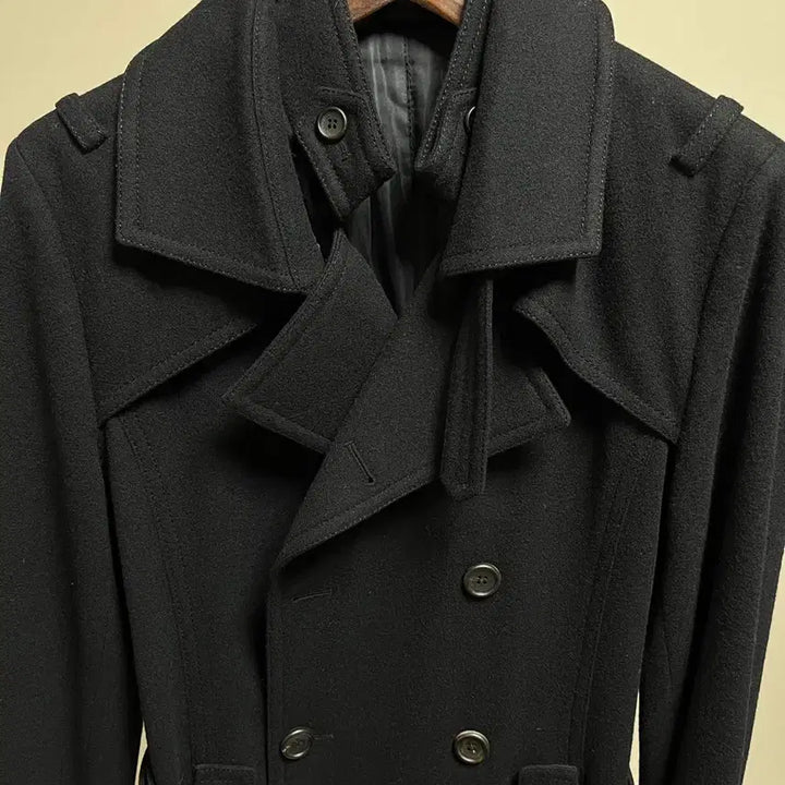 [BUNJANG] Wooyoungmi Solid Homme Double Coat / 우영미 솔리드 옴므 더블 코트