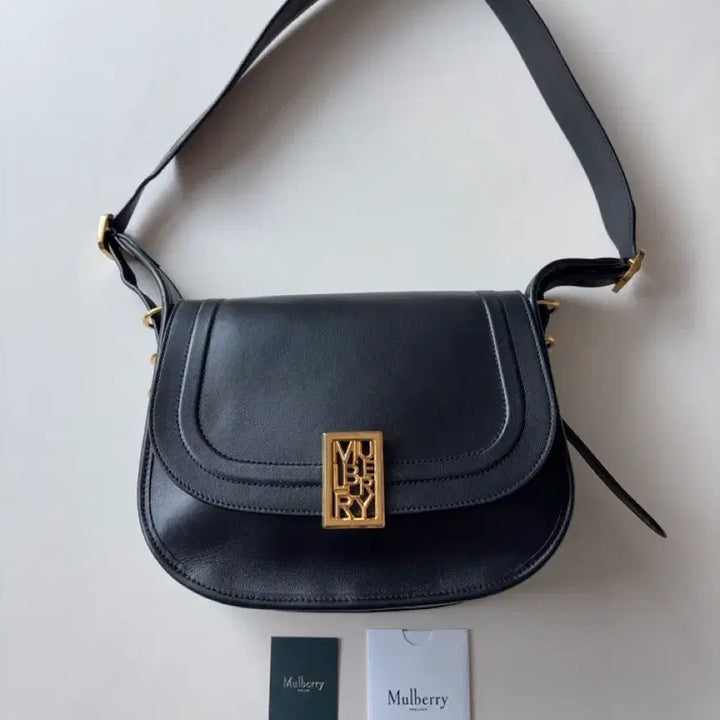 [BUNJANG] Mulberry Sadie Satchel Bag / 멀버리 실키 카프 세이디 사첼 블랙