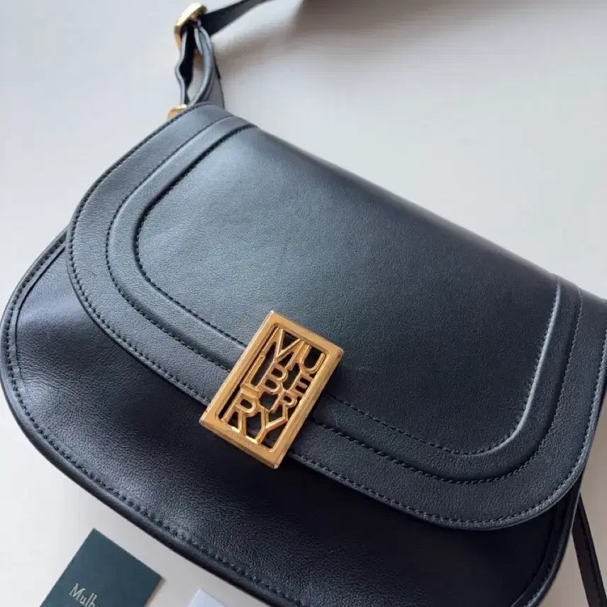 [BUNJANG] Mulberry Sadie Satchel Bag / 멀버리 실키 카프 세이디 사첼 블랙