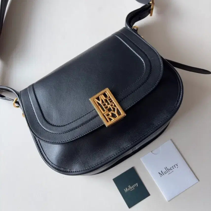 [BUNJANG] Mulberry Sadie Satchel Bag / 멀버리 실키 카프 세이디 사첼 블랙