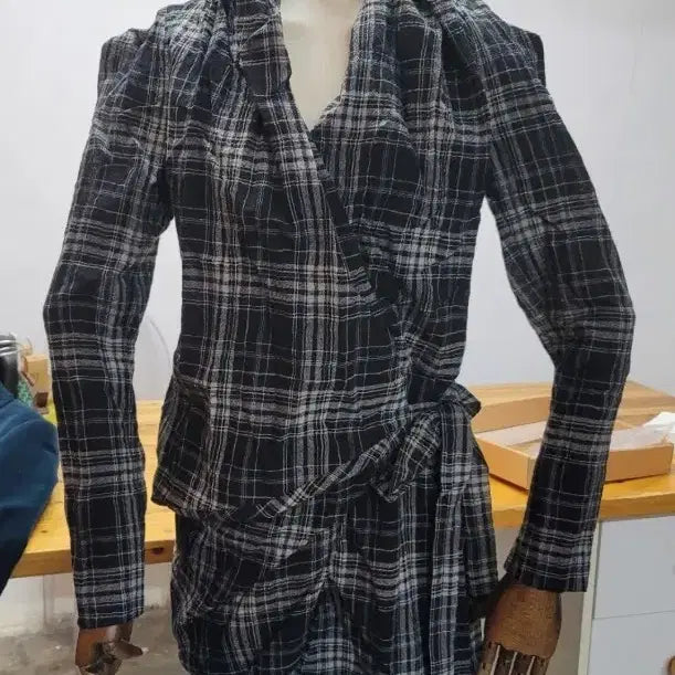 [BUNJANG] Vivienne Westwood Wrap Dress / 비비안웨스트우드 랩타입원피스