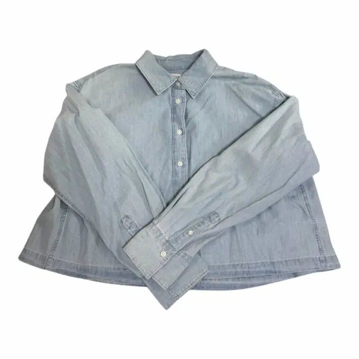 [BUNJANG] Topten Denim Shirt Long Sleeve / 탑텐 데님 셔츠 긴팔
