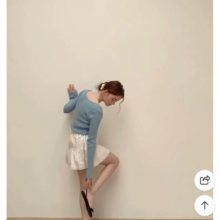 [BUNJANG] Rietta Jeyni Knit Blue / 리에뜨 제이니 니트 블루