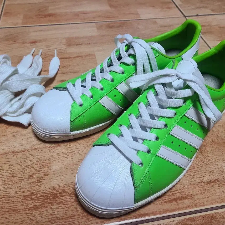 [BUNJANG] Adidas Superstar Nigo Edition Green 265 / 아디다스 슈퍼스타 니고 연두 265