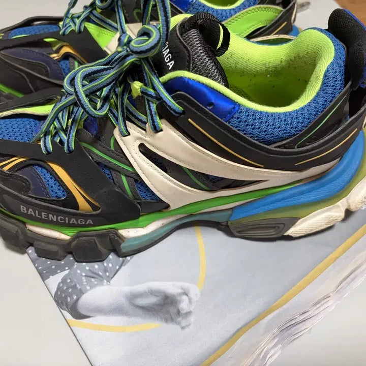 [BUNJANG] Balenciaga Track Shoes Grey/Purple (Used) / 발렌시아가 트랙 슈즈 검파 41 팝니다(마지막 가격)