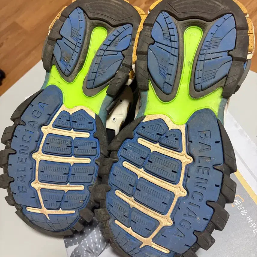 [BUNJANG] Balenciaga Track Shoes Grey/Purple (Used) / 발렌시아가 트랙 슈즈 검파 41 팝니다(마지막 가격)