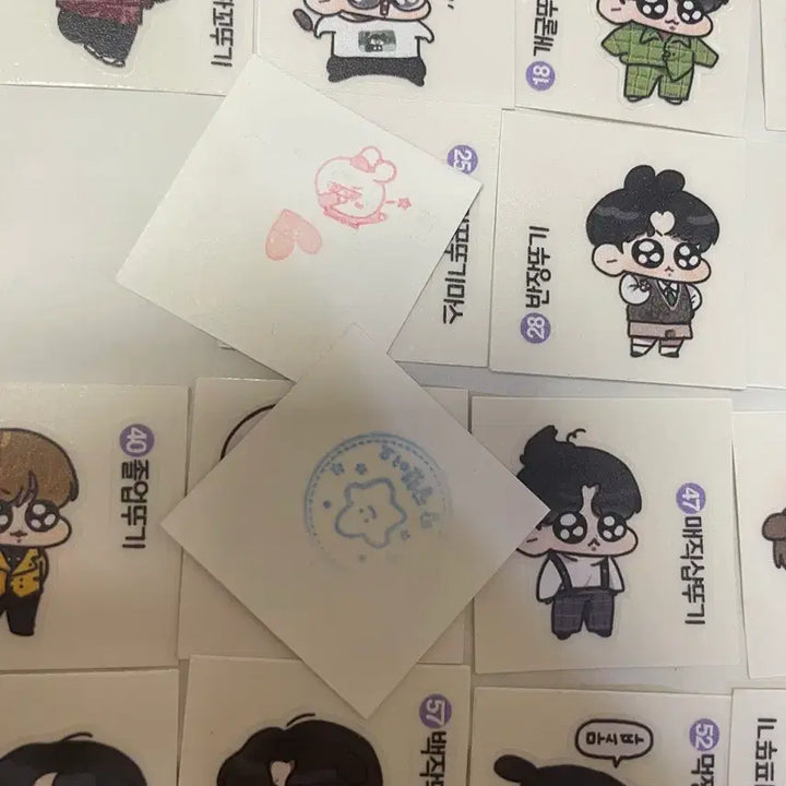 [BUNJANG] Kkookddoogi Jungkook Sticker Bundle Set / 꾹뚜기 띠부씰 뚜기씰 정국 스티커 비공굿 비공식 방탄