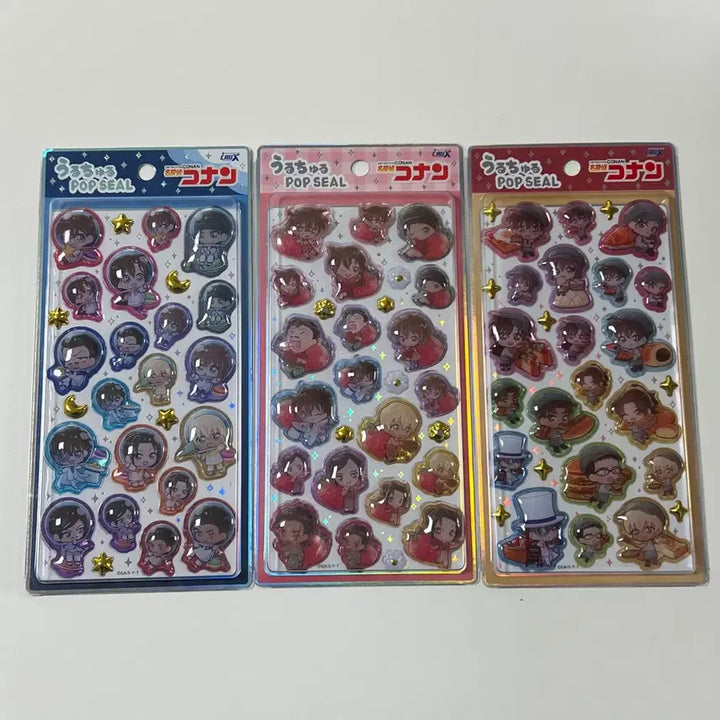 [BUNJANG] Detective Conan POP SEAL Sticker Bundle Set / (일괄) 명탐정 코난 POP SEAL 입체 팝씰 스티커