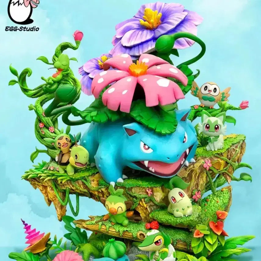 [BUNJANG] Pokemon Venusaur Resin Figure EGG / 포켓몬스터 레진 피규어 이상해꽃 EGG