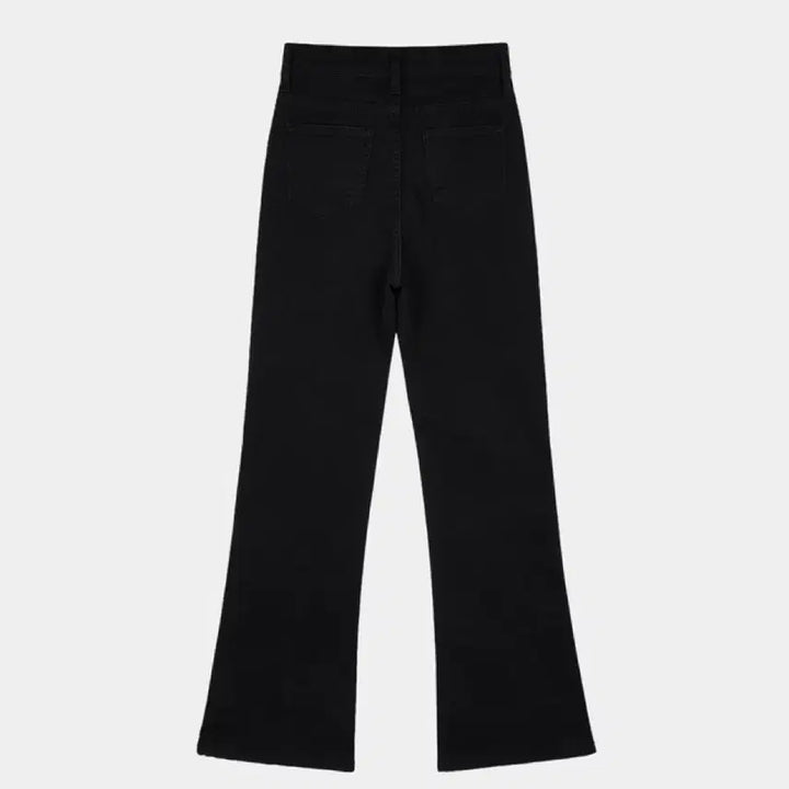 [BUNJANG] Our Type Slim Bootcut Denim Pants Black / 아워타입 슬림 부츠컷 데님 팬츠 블랙