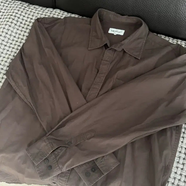 [SOLD OUT] MERGO 브라운 셔츠