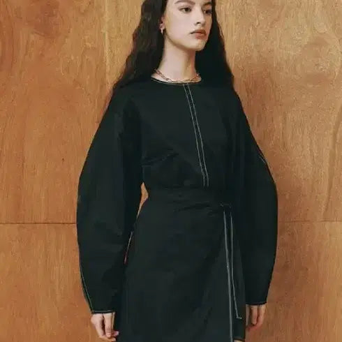 [BUNJANG] EYEYE Wrap Mini Dress / eyeye 아이아이 랩원피스