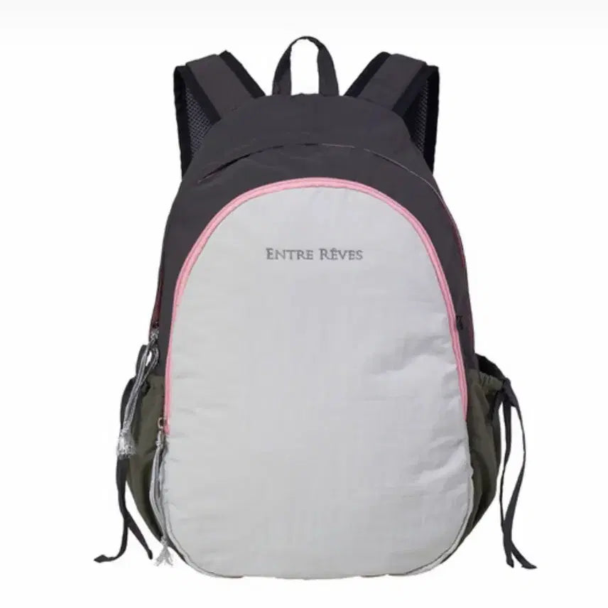 [BUNJANG] Entre Reves Mellow Shell Backpack Khaki Gray / 앙트레브 멜로우쉘 백팩 카키그레이