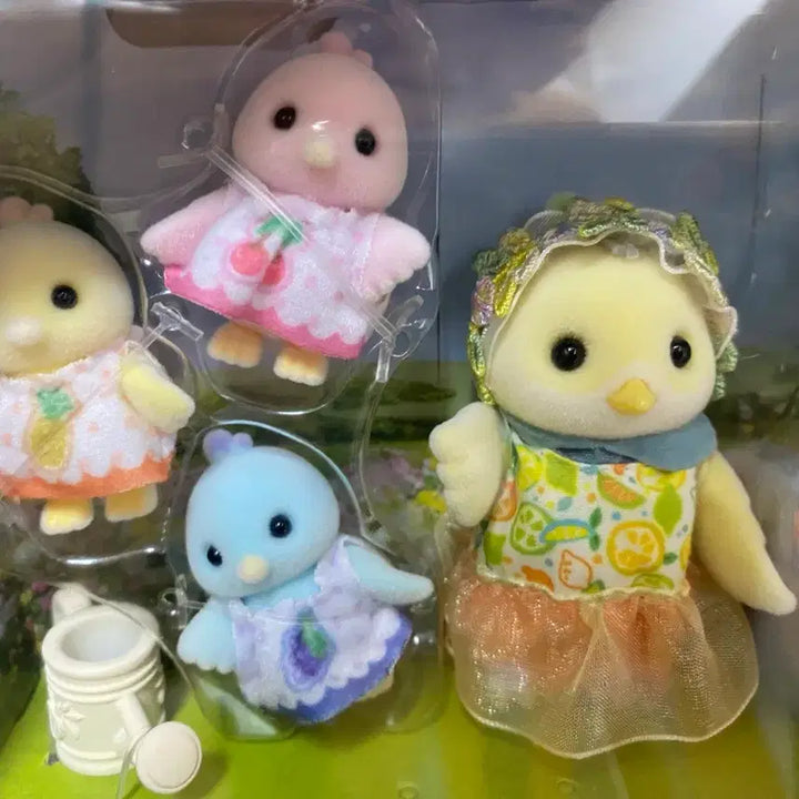 [BUNJANG] Sylvanian Families Citrus Cat Family / 실바니안 시트러스 버드 가족
