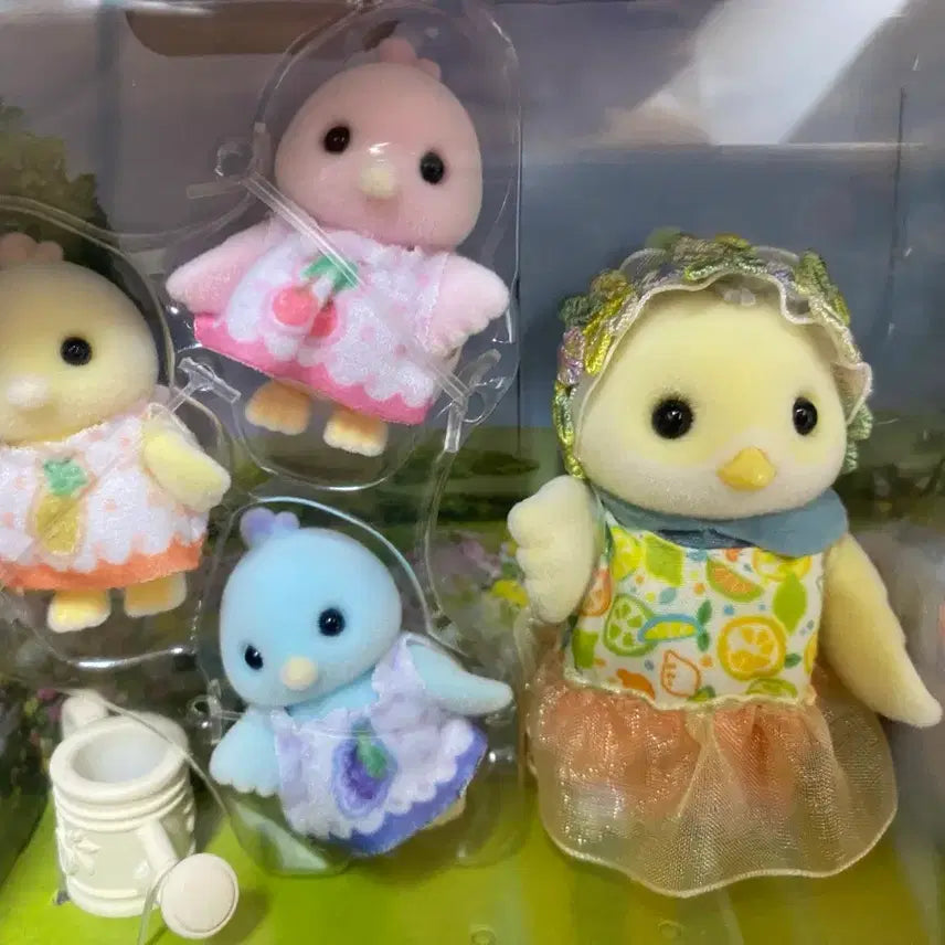[BUNJANG] Sylvanian Families Citrus Cat Family / 실바니안 시트러스 버드 가족