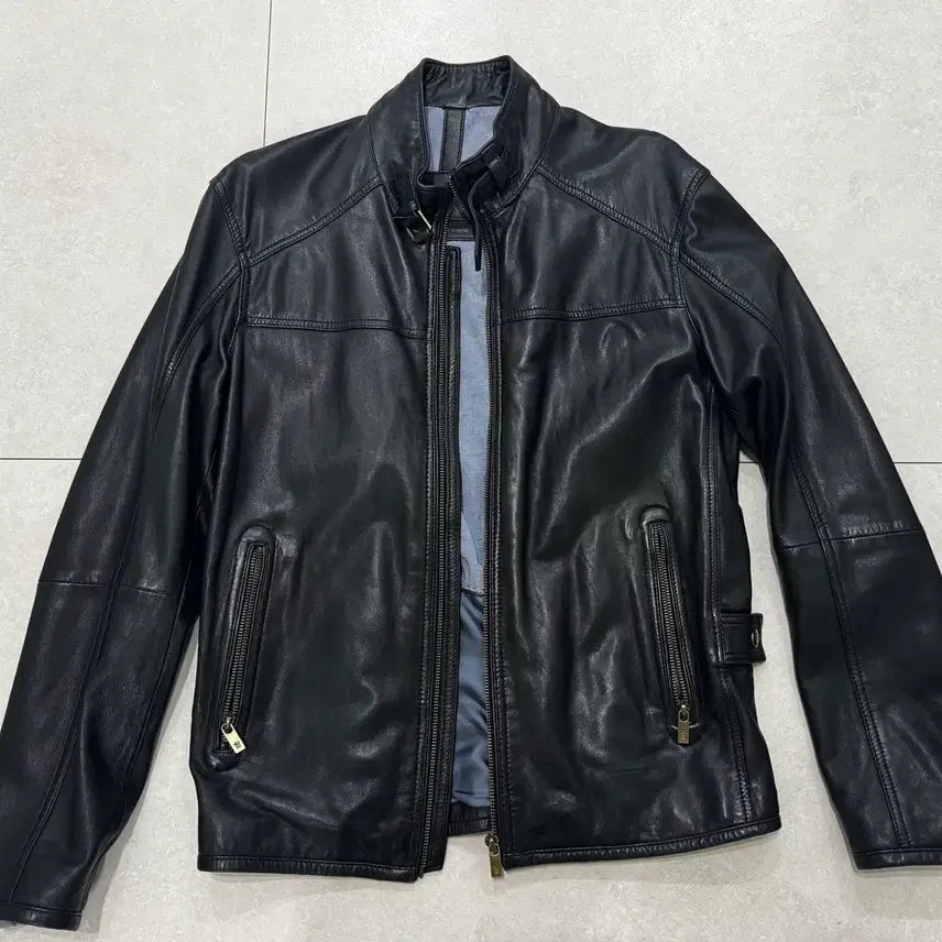 [BUNJANG] Massimo Dutti Leather Jacket (S) / [S] 마시모두띠 가죽자켓