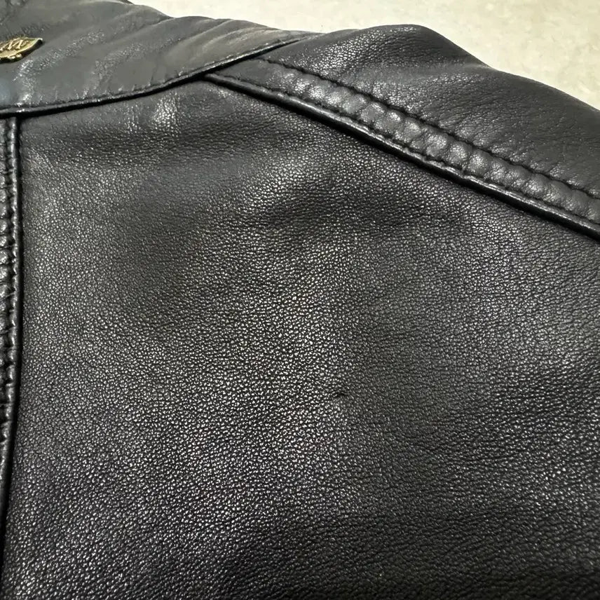 [BUNJANG] Massimo Dutti Leather Jacket (S) / [S] 마시모두띠 가죽자켓