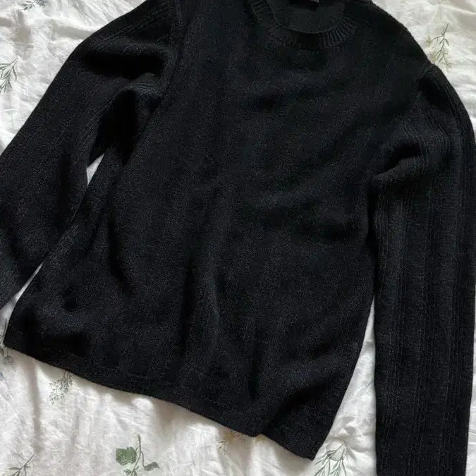 [BUNJANG] Prada Wool Cashmere Black Knit Sweater / 프라다 울 캐시미어 블랙 니트