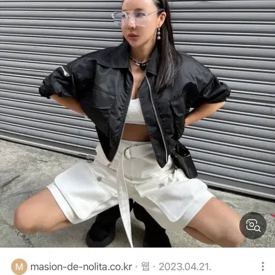 [BUNJANG] De Ririta Nylon Summer Jacket / 드노리타 나일론 썸머 자켓