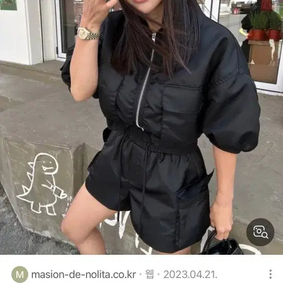 [BUNJANG] De Ririta Nylon Summer Jacket / 드노리타 나일론 썸머 자켓