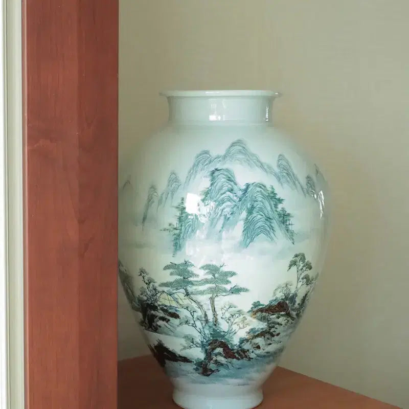[SOLD OUT] 설봉 박찬종 청화 백자도자기 2점 판매합니다