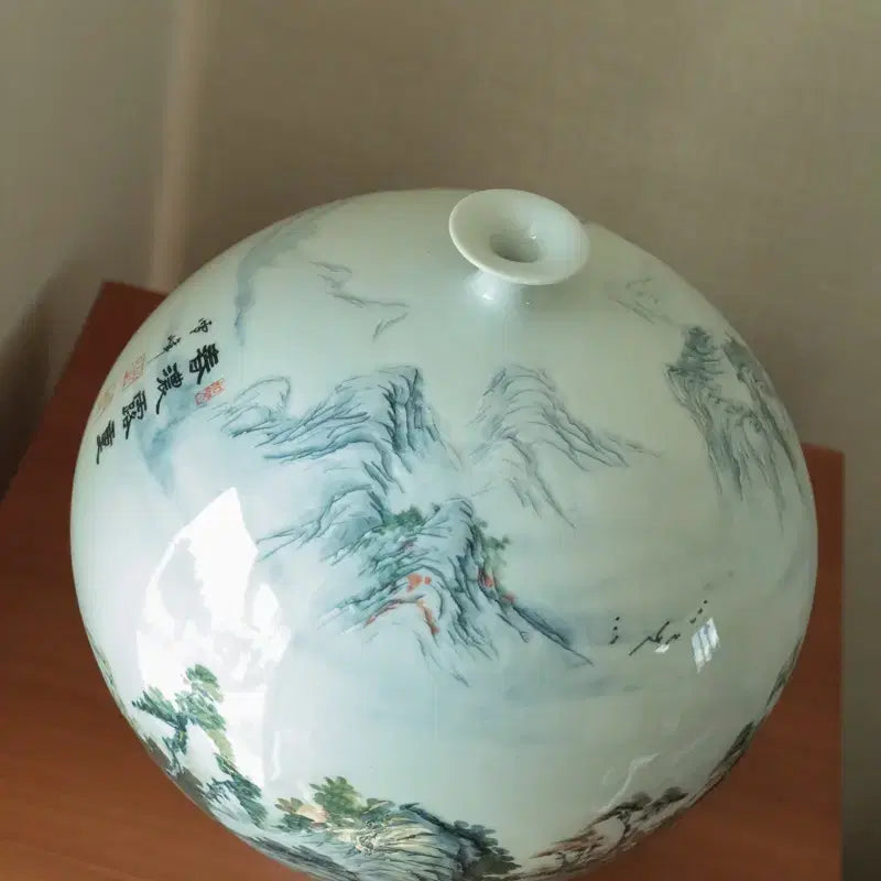 [SOLD OUT] 설봉 박찬종 청화 백자도자기 2점 판매합니다