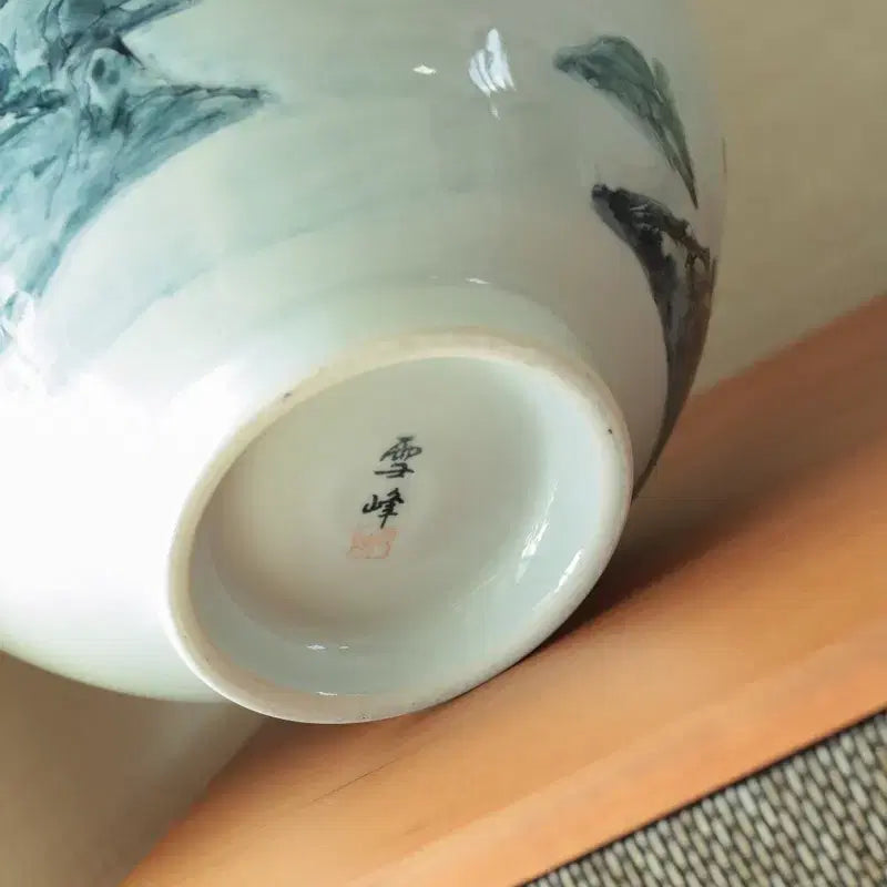 [SOLD OUT] 설봉 박찬종 청화 백자도자기 2점 판매합니다