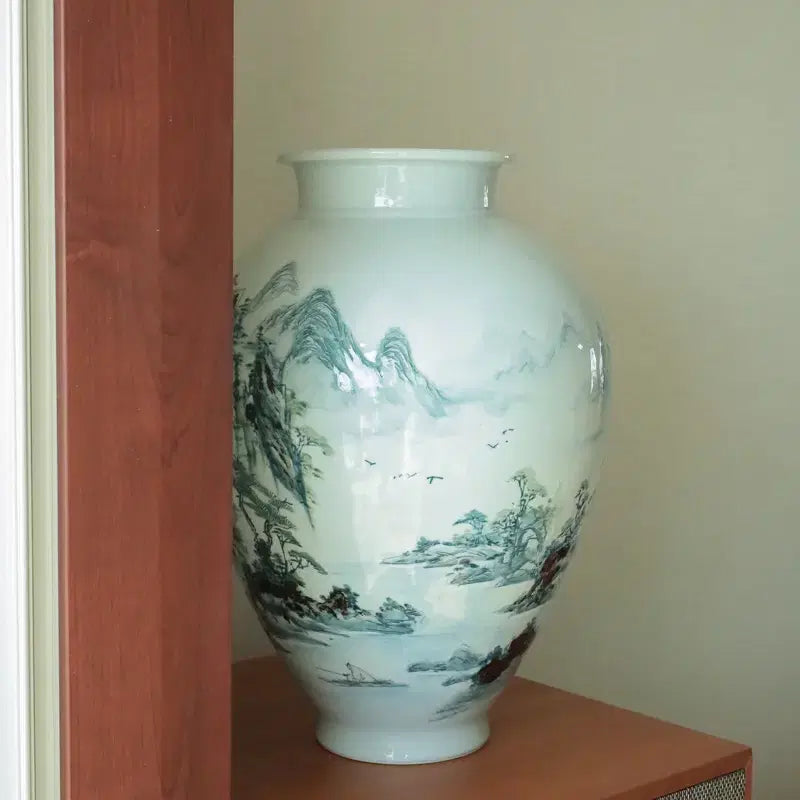 [SOLD OUT] 설봉 박찬종 청화 백자도자기 2점 판매합니다