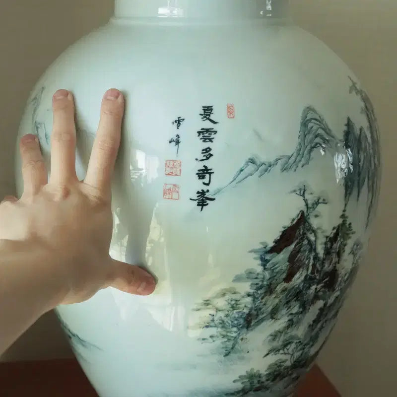 [SOLD OUT] 설봉 박찬종 청화 백자도자기 2점 판매합니다