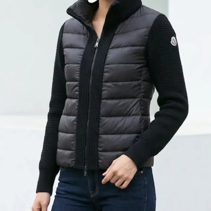 [BUNJANG] Moncler Tricot Cardigan Lightweight Padded Jacket / 몽클레어 트리콧 가디건 경량패딩