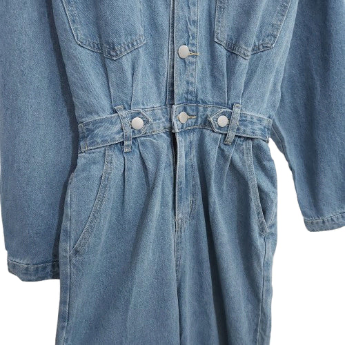 [BUNJANG] Mode Farbe Banded Denim Jumpsuit / 밴딩 데님 점프수트 점슈