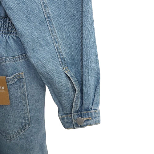 [BUNJANG] Mode Farbe Banded Denim Jumpsuit / 밴딩 데님 점프수트 점슈