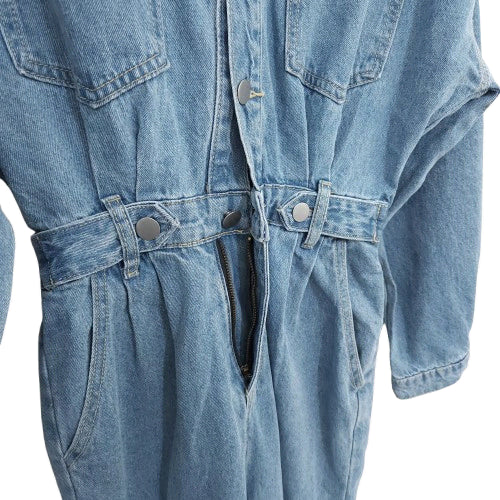 [BUNJANG] Mode Farbe Banded Denim Jumpsuit / 밴딩 데님 점프수트 점슈
