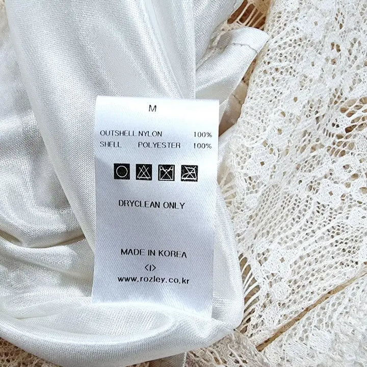 [BUNJANG] Serenity Ivory Lace Short-Sleeve Dress / serenity 아이보리 레이스 반팔 원피스