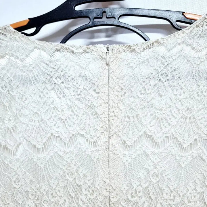 [BUNJANG] Serenity Ivory Lace Short-Sleeve Dress / serenity 아이보리 레이스 반팔 원피스